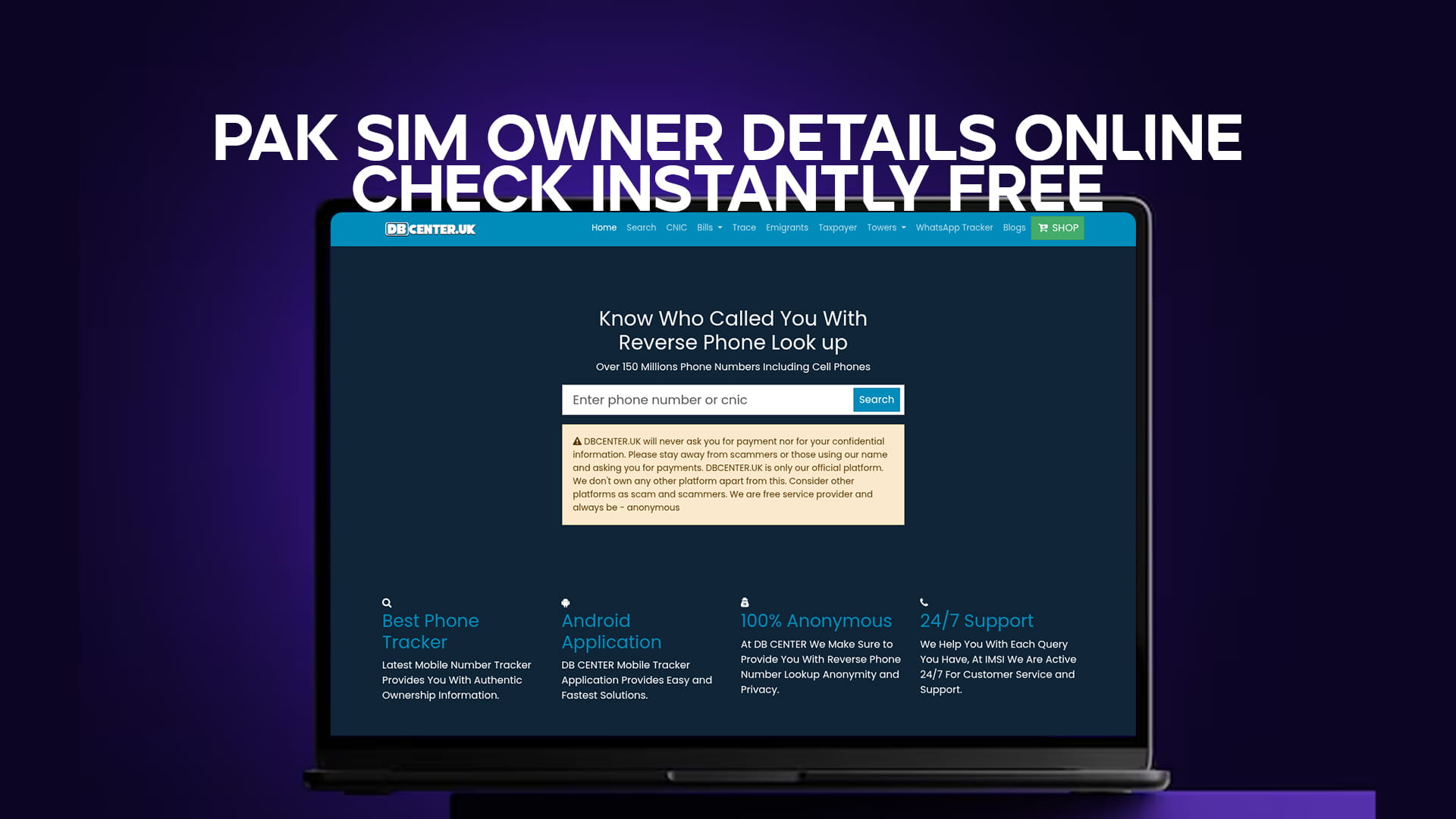Pak SIM Owner Details Online – Check Instantly Free