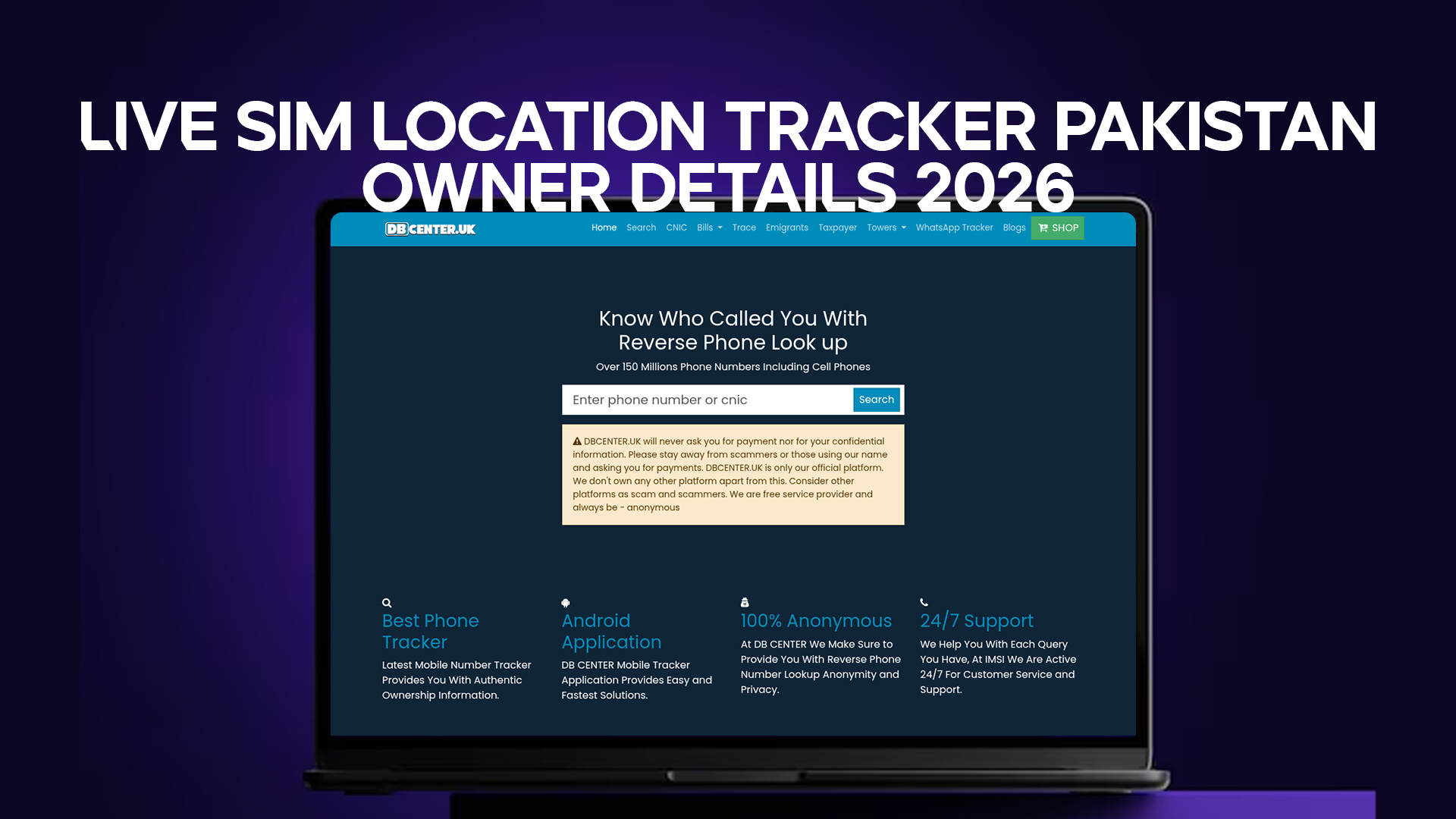 Live SIM Location Tracker Pakistan – Owner Details 2026 