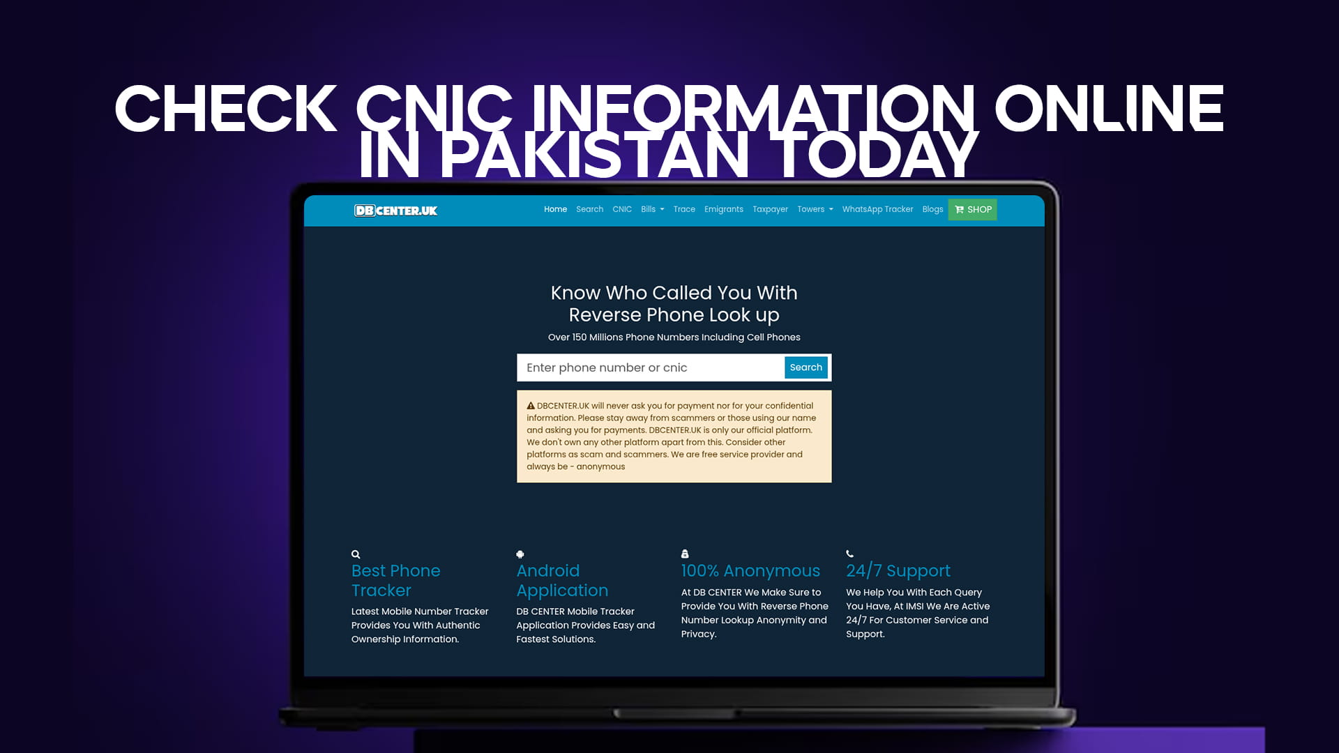 Check CNIC Information Online in Pakistan Today
