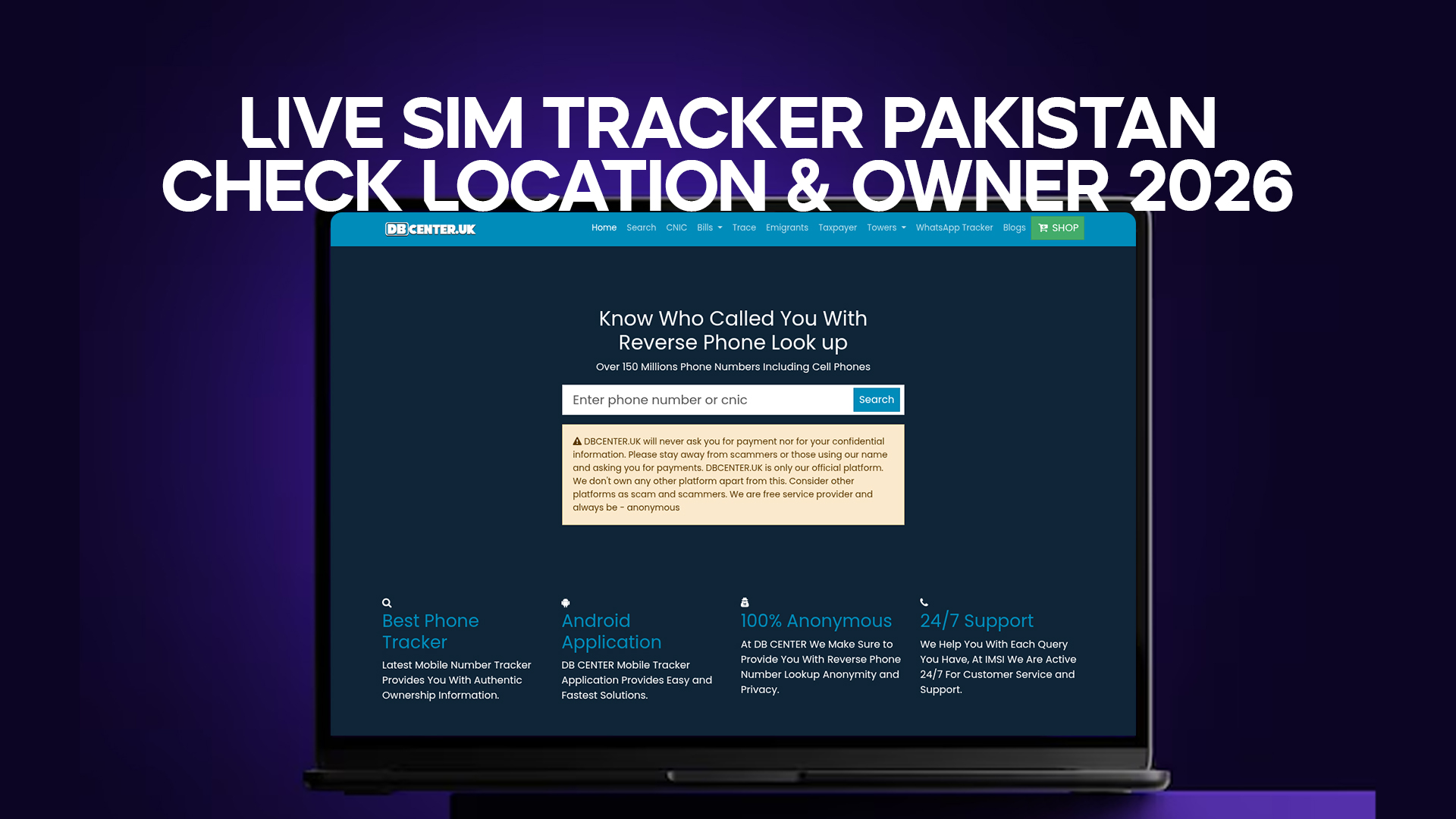 Live SIM Tracker Pakistan – Check Location & Owner 2026