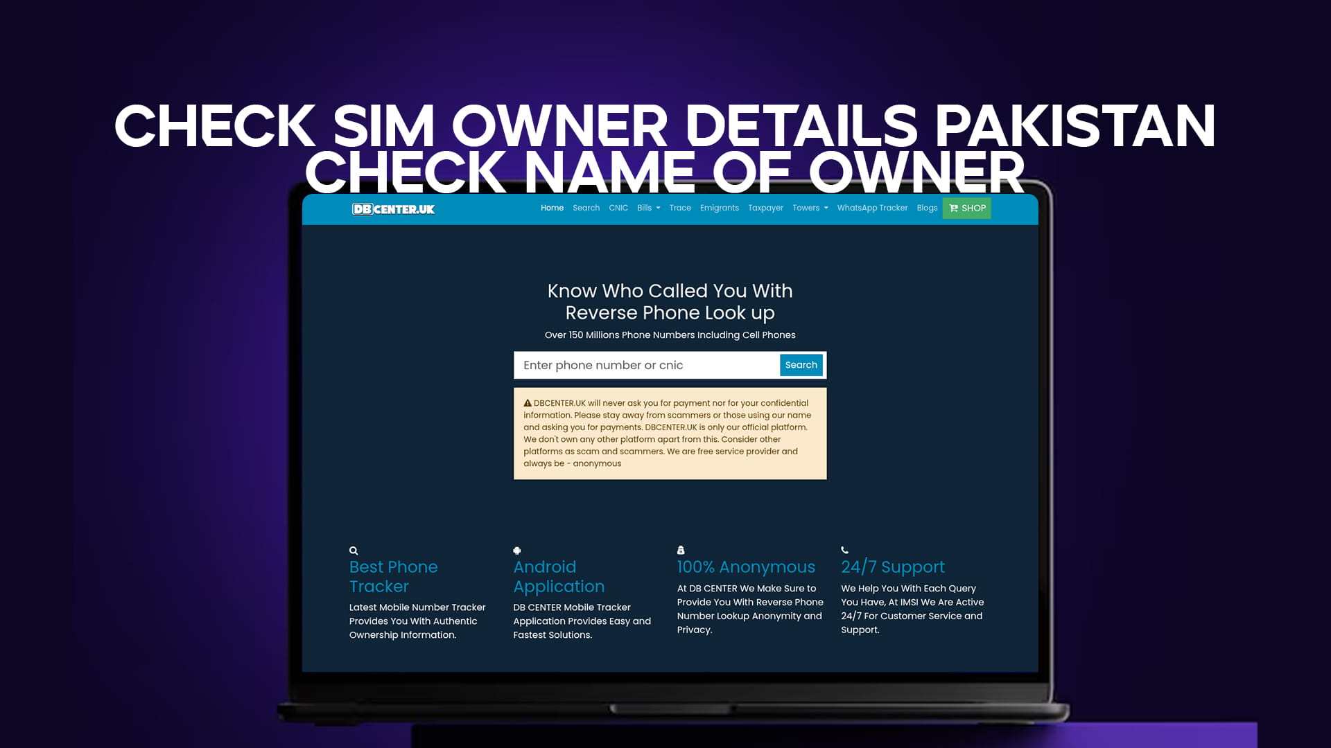 Check SIM Owner Details Pakistan – Check Name of Owner