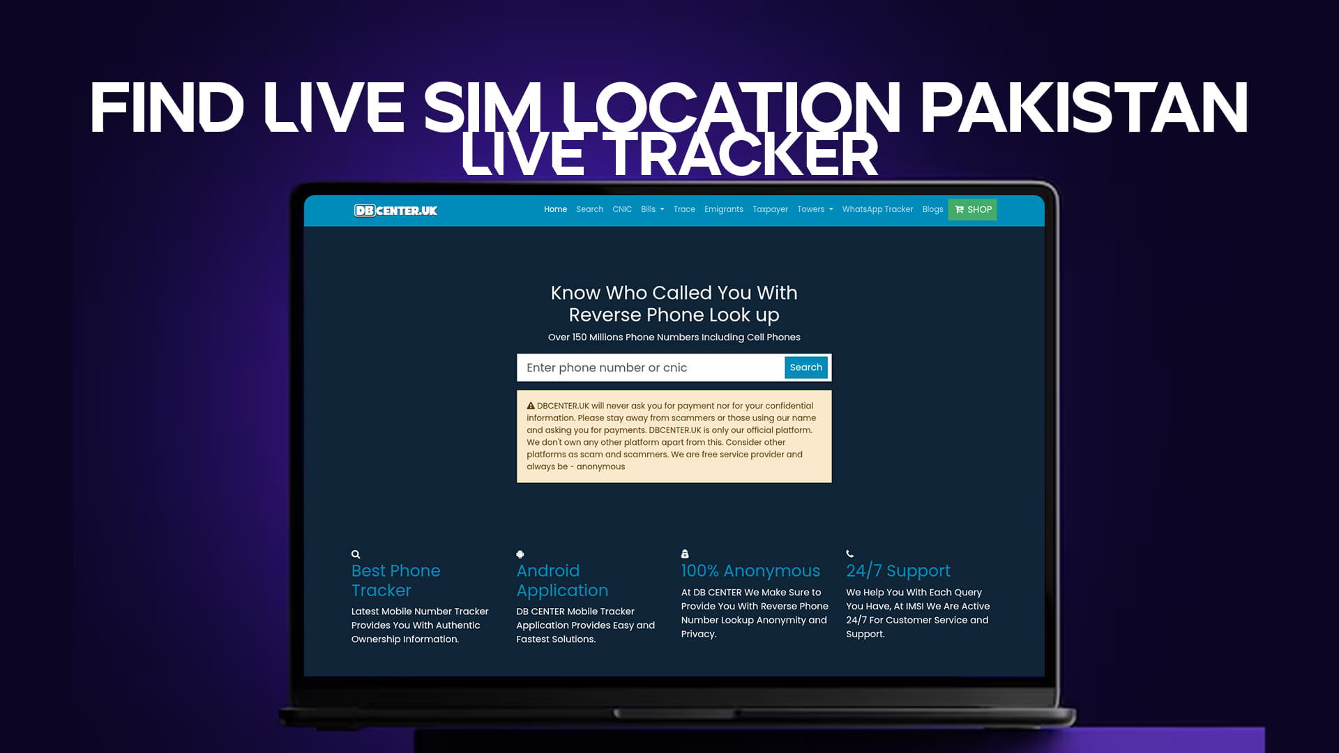 Find Live SIM Location Pakistan – Live Tracker