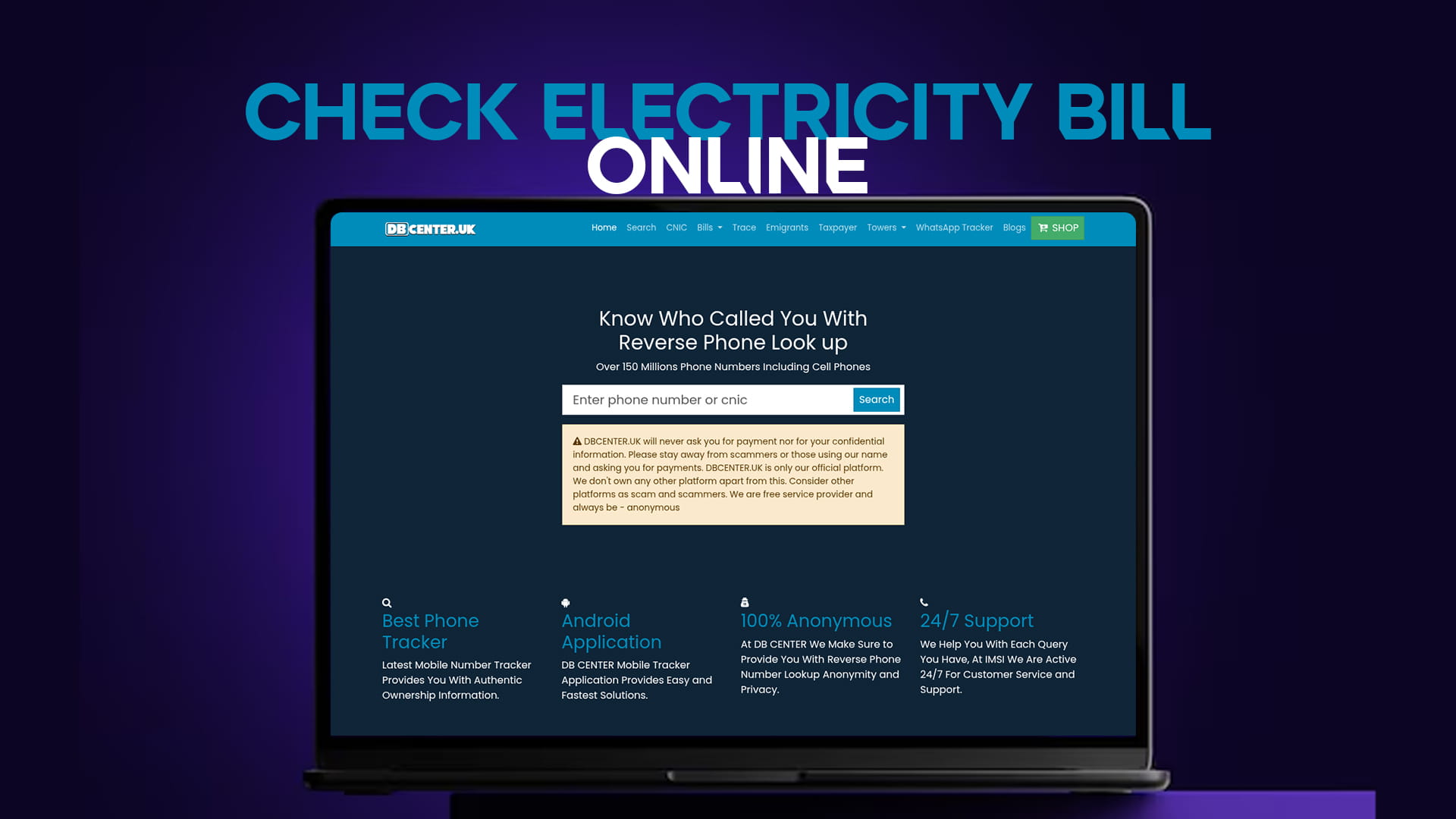 Check Electricity Bill Online