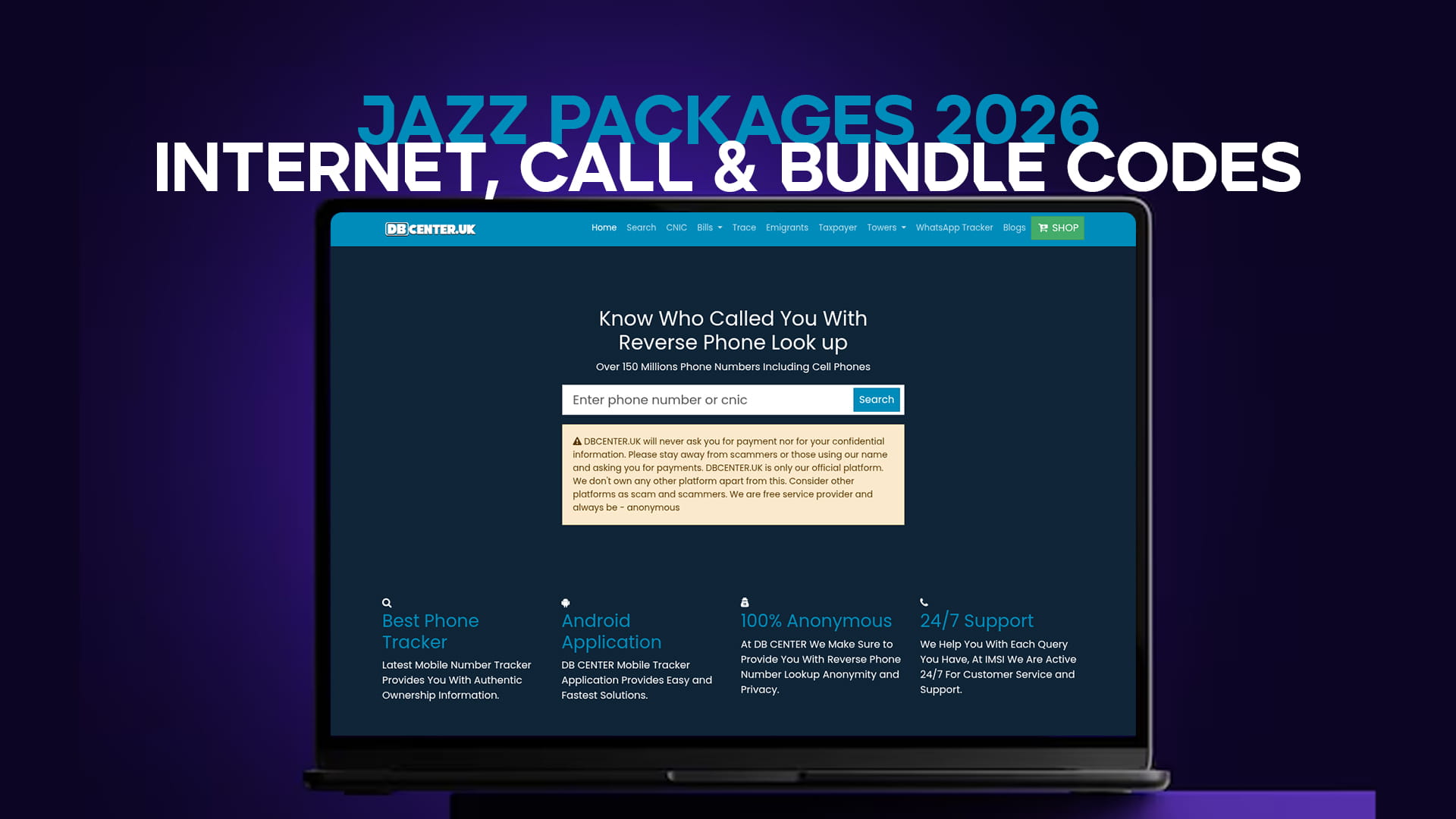 Jazz Packages 2026 - Internet, Call & Bundle Codes