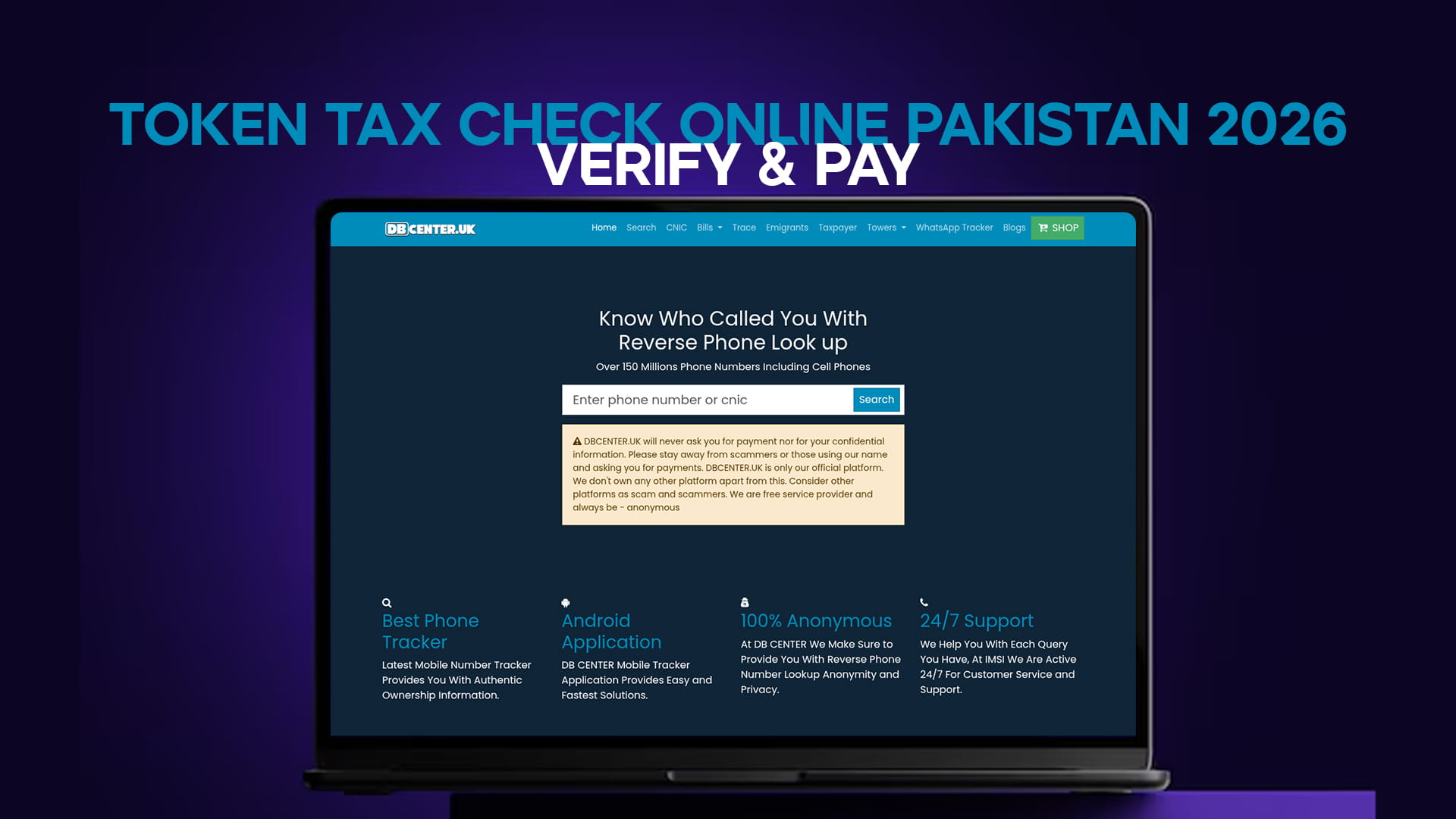 Token Tax Check Online Pakistan 2026 - Verify & Pay