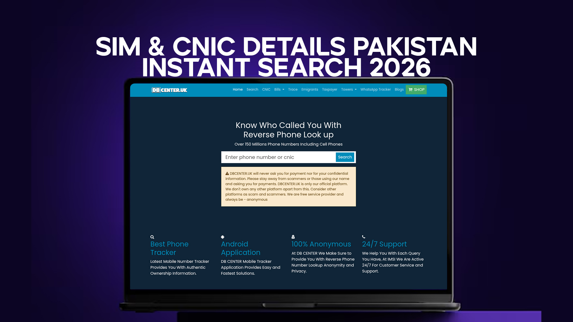 SIM & CNIC Details Pakistan – Instant Search 2026
