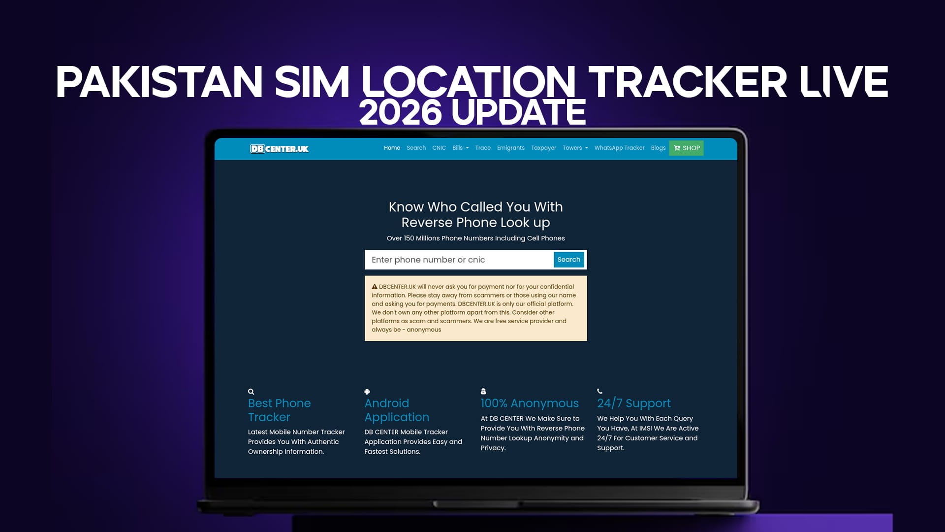 Pakistan SIM Location Tracker Live – 2026 Update