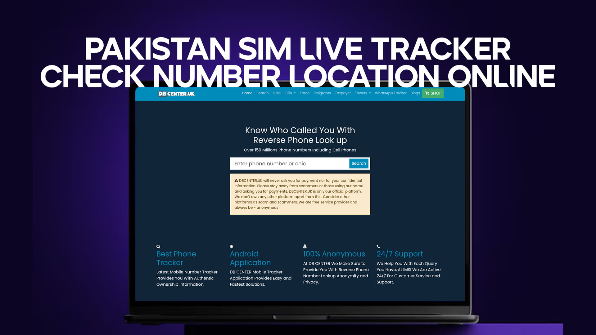 Pakistan SIM Live Tracker – Check Number Location Online