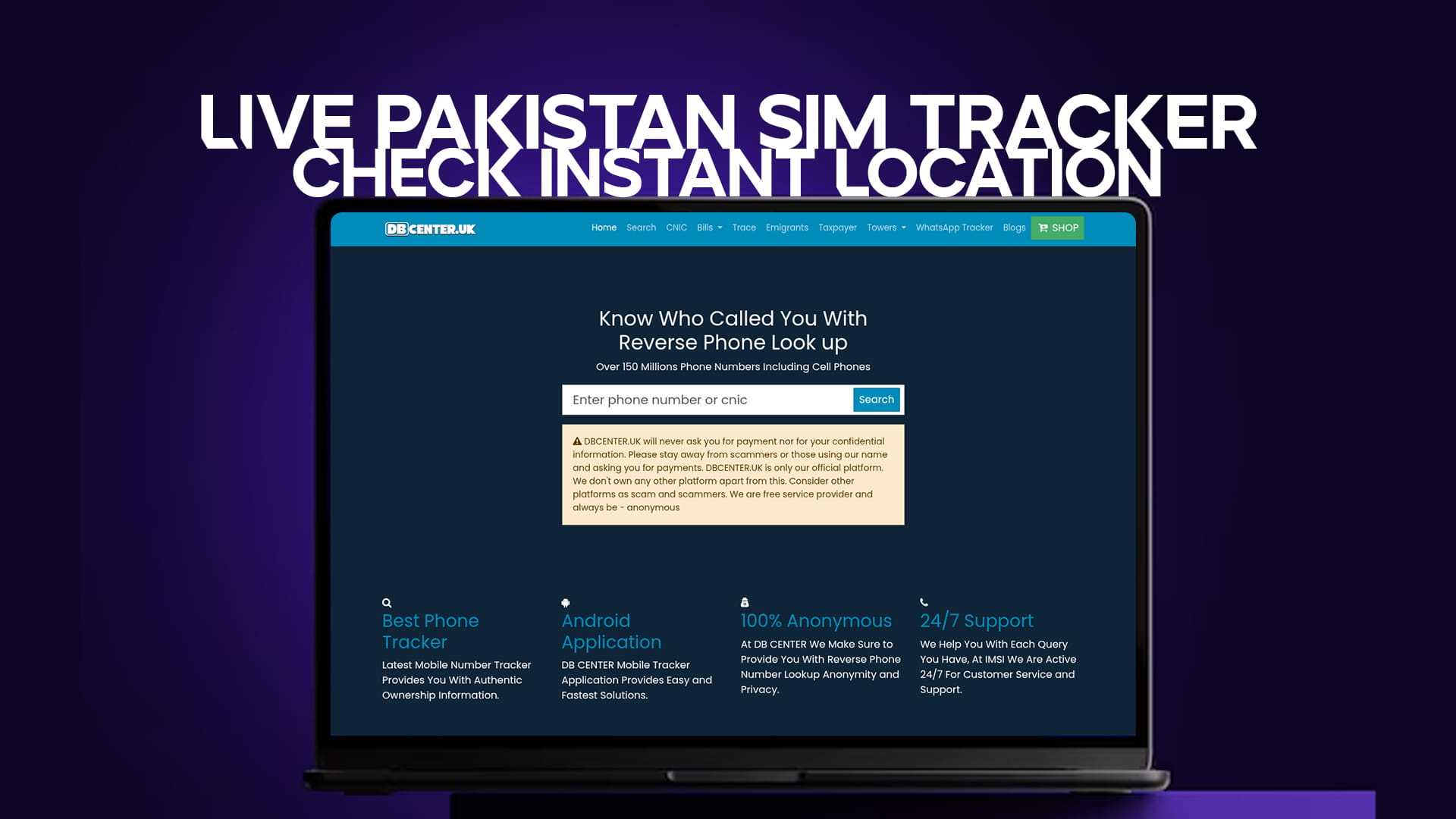 Live Pakistan SIM Tracker – Check Instant Location