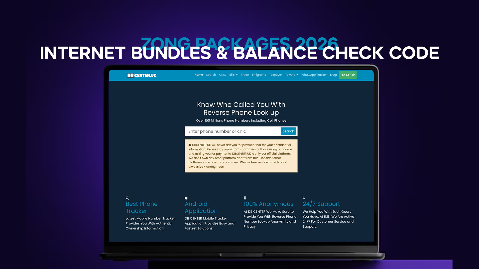 Zong Packages 2026 — Internet Bundles & Balance Check Code