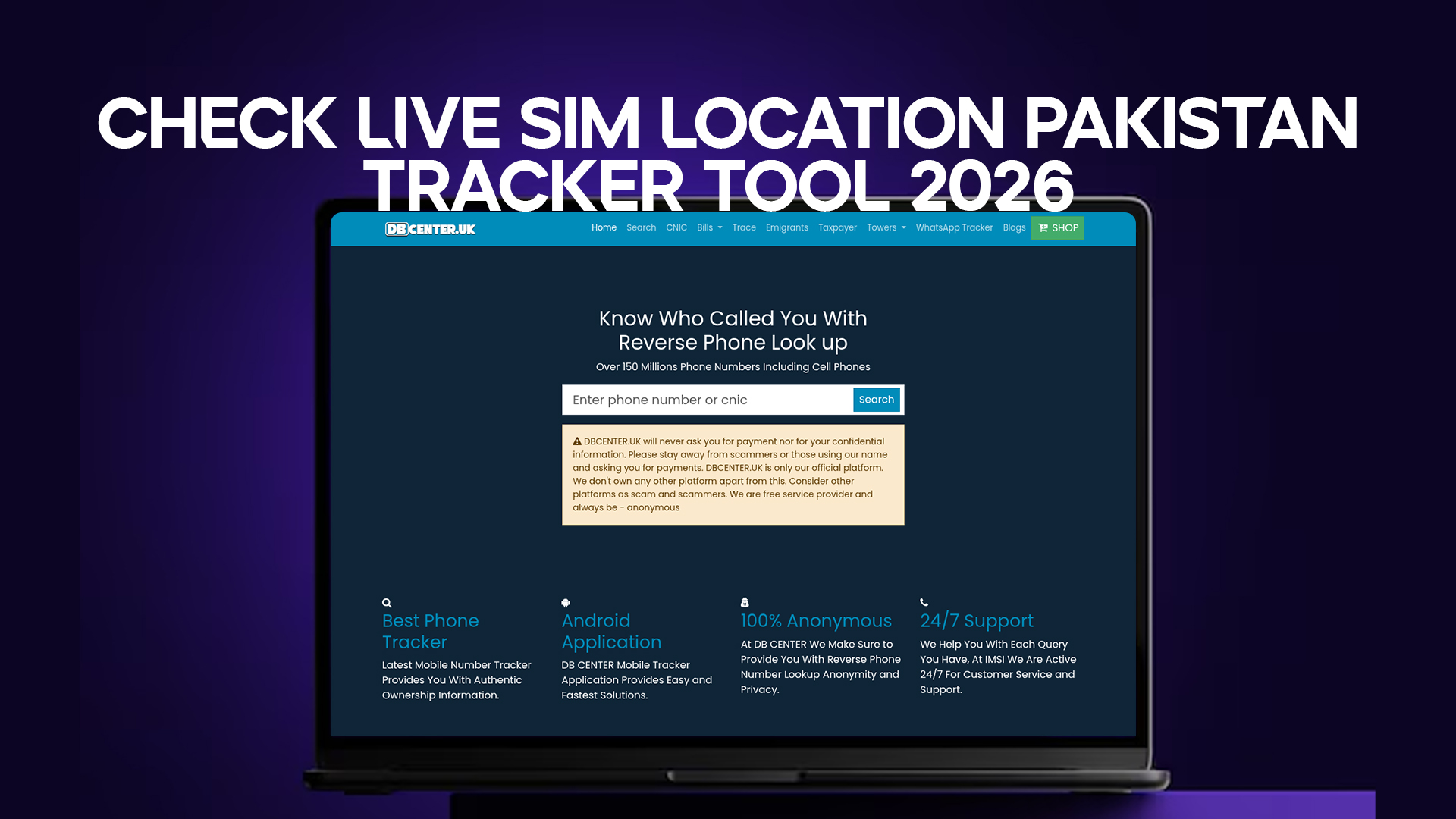 Check Live SIM Location Pakistan – Tracker Tool 2026