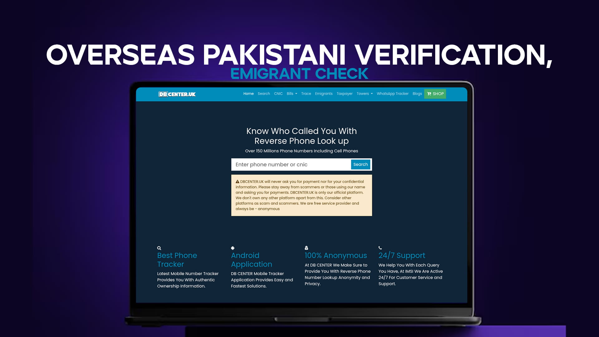 Overseas Pakistani verification, emigrant check