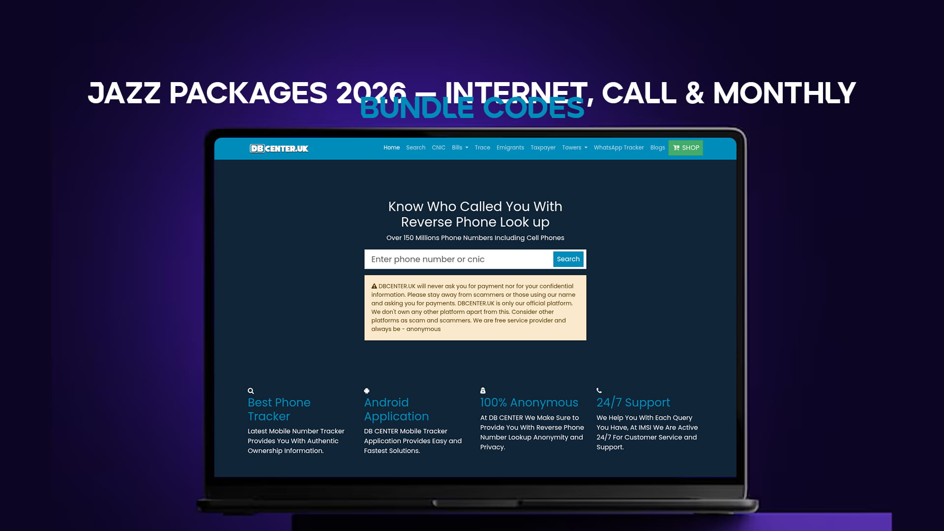 Jazz Packages 2026 — Internet, Call & Monthly Bundle Codes