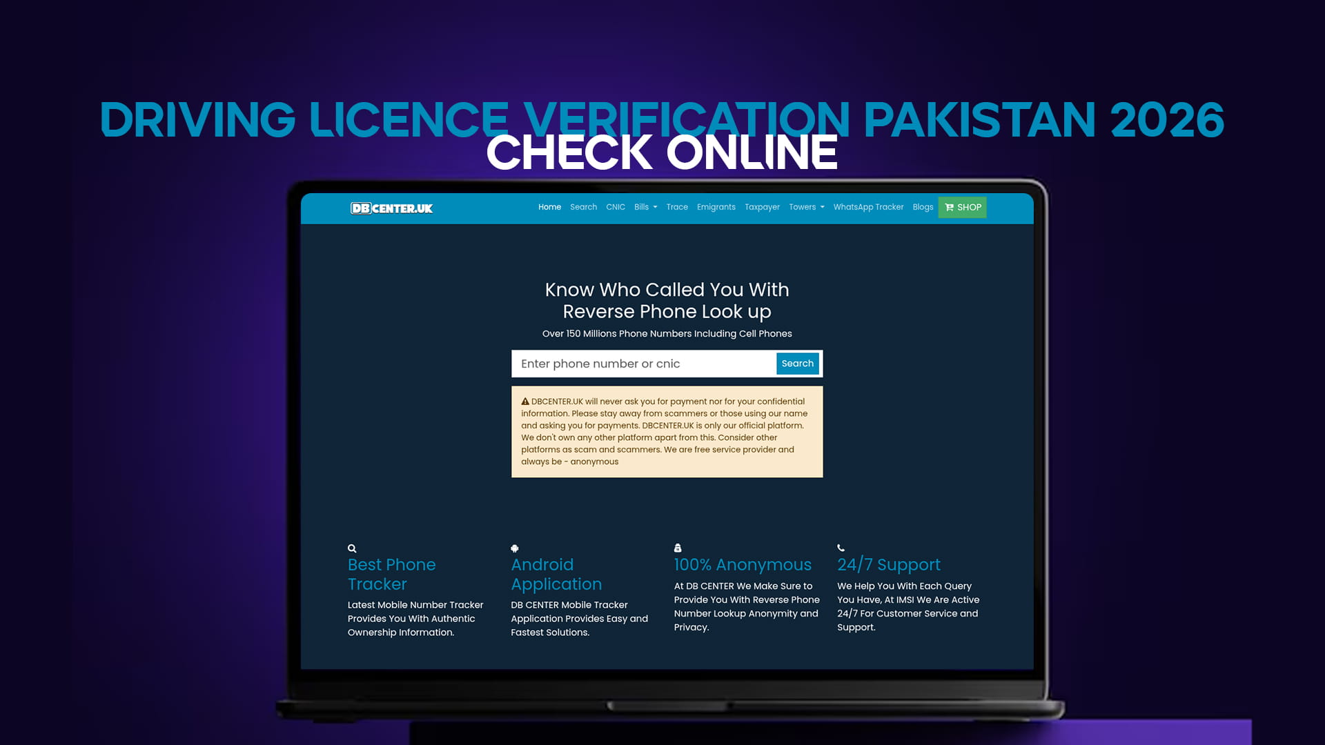 Driving Licence Verification Pakistan 2026 — Check Online