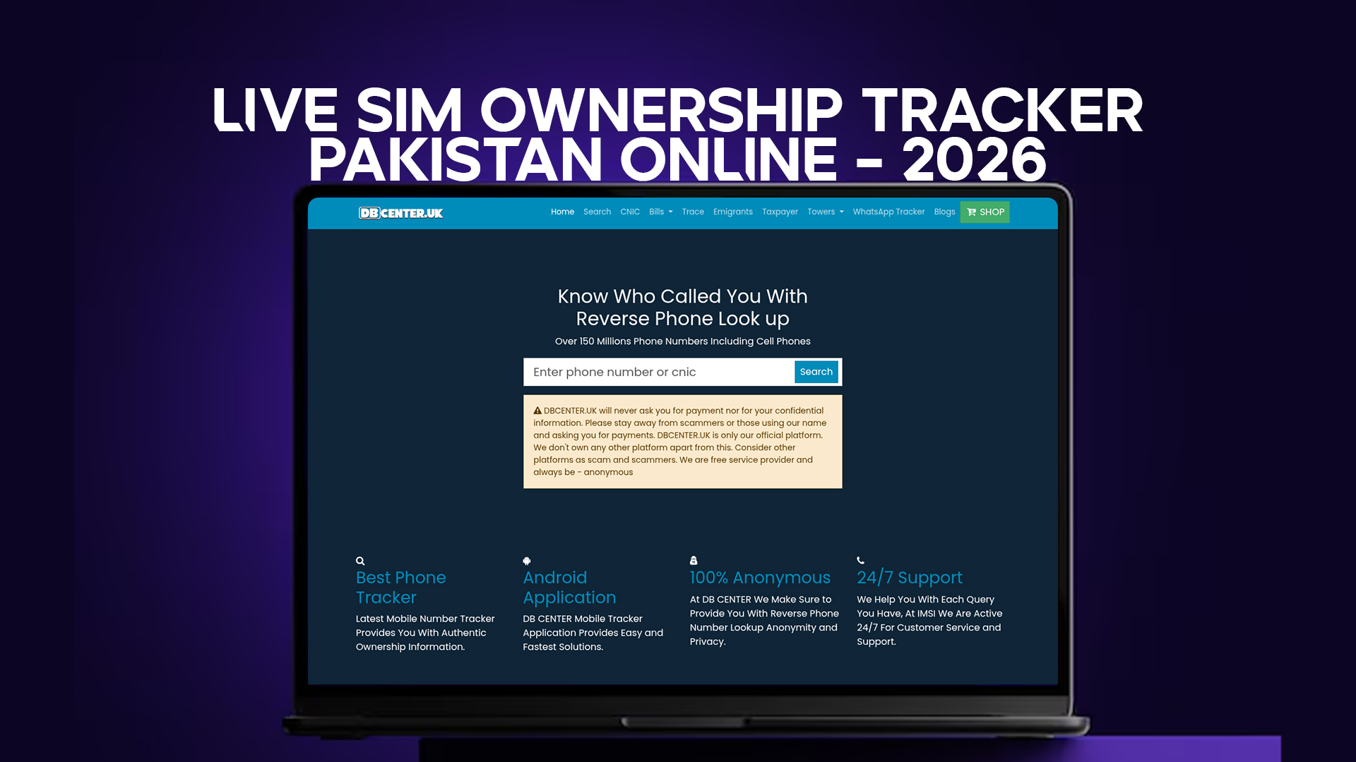 Live SIM Ownership Tracker Pakistan Online – 2026