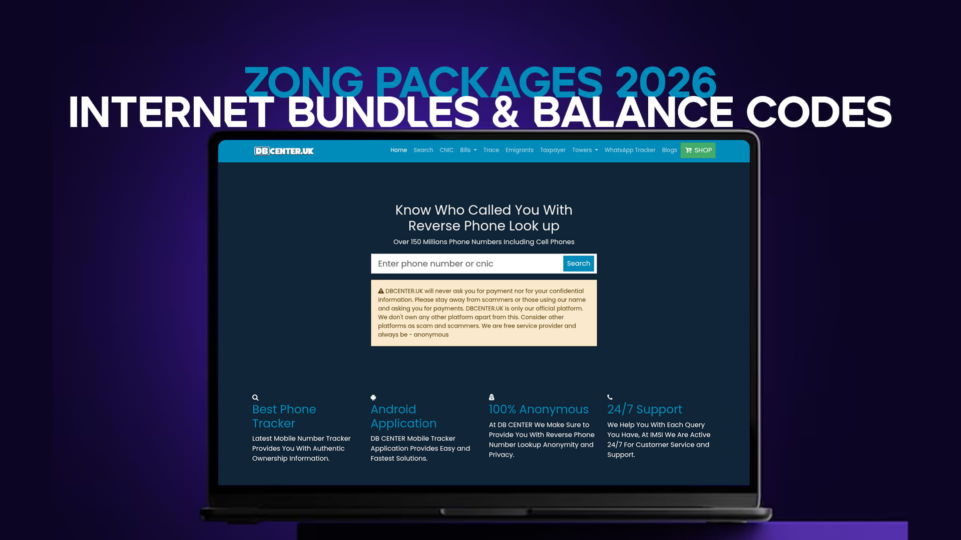 Zong Packages 2026 — Internet Bundles & Balance Codes