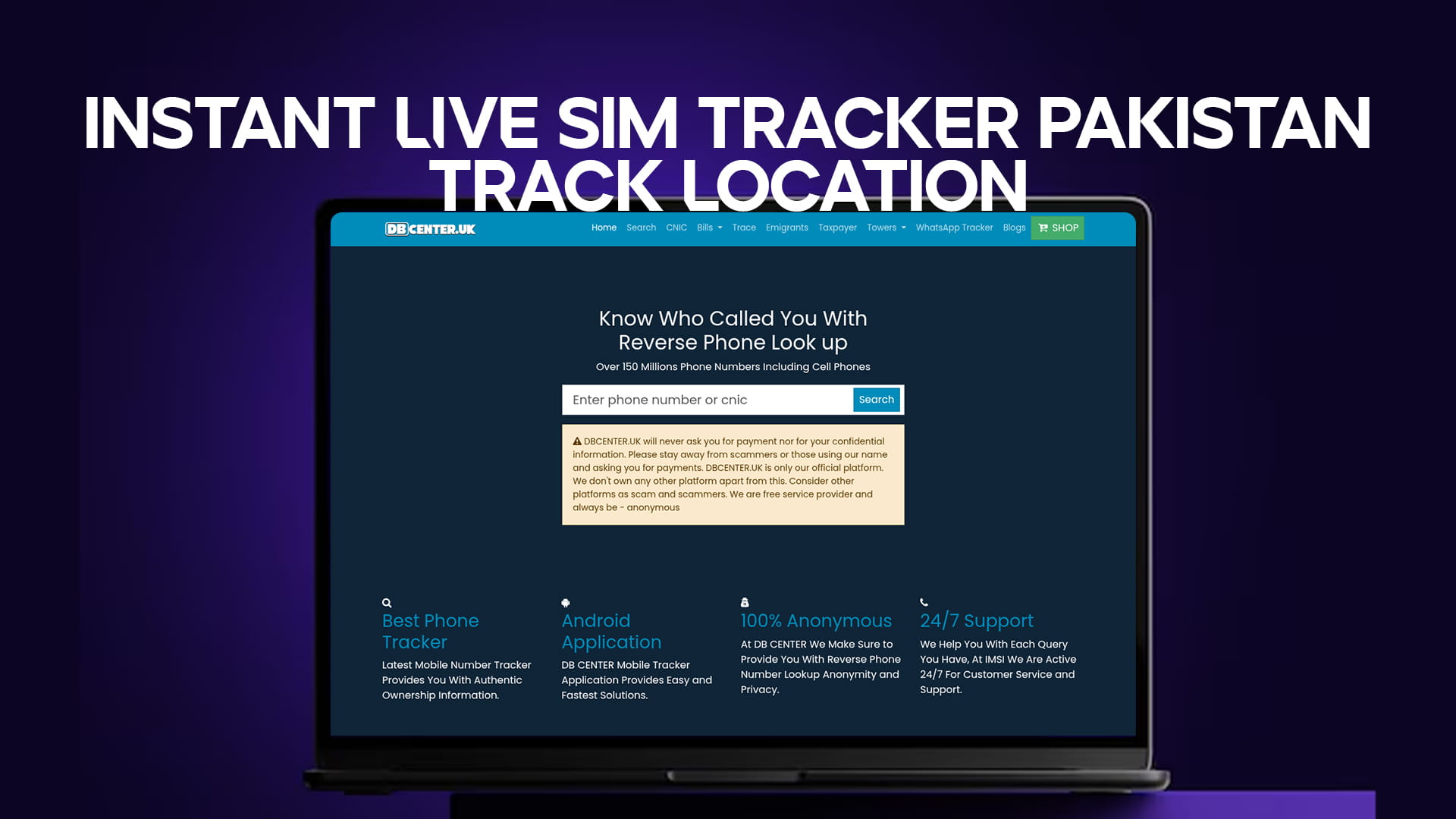 Instant Live SIM Tracker Pakistan – Track Location