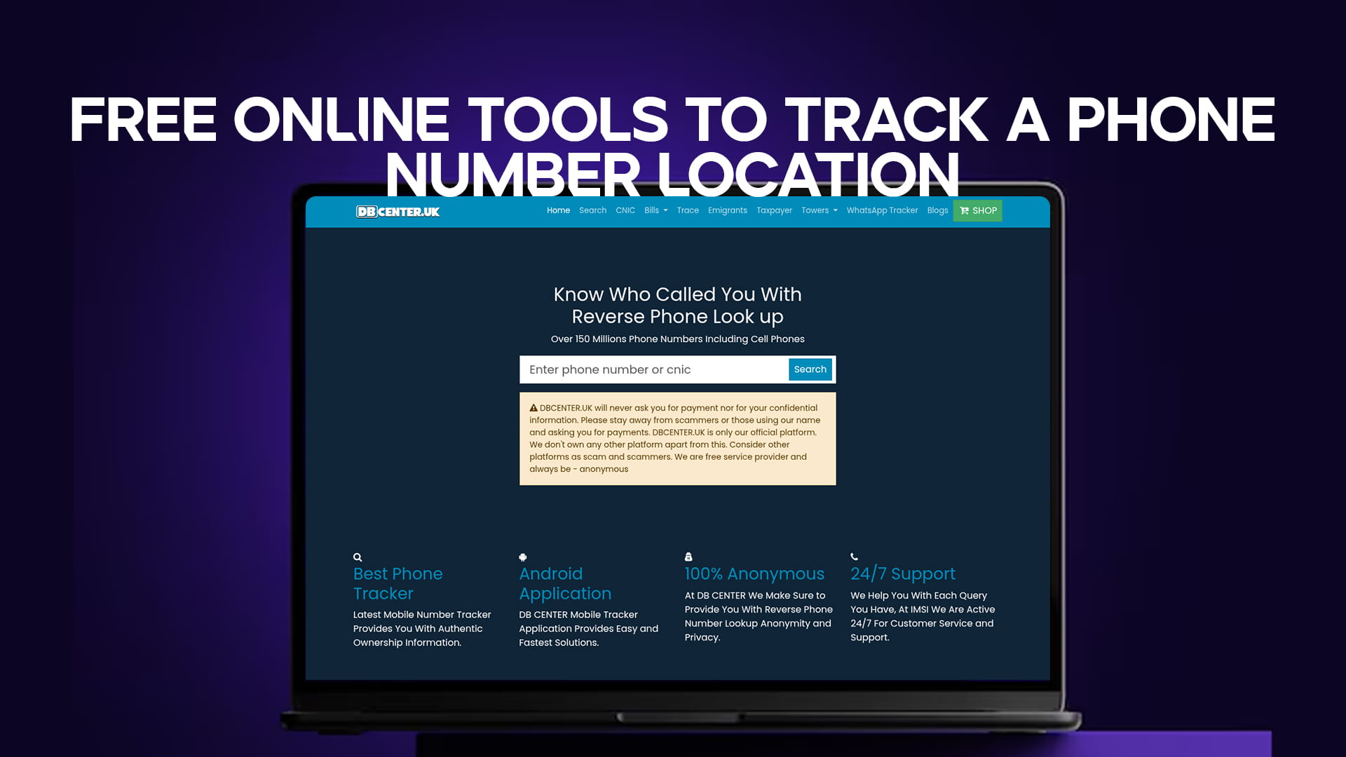 Free Online Tools to Track a Phone Number Location