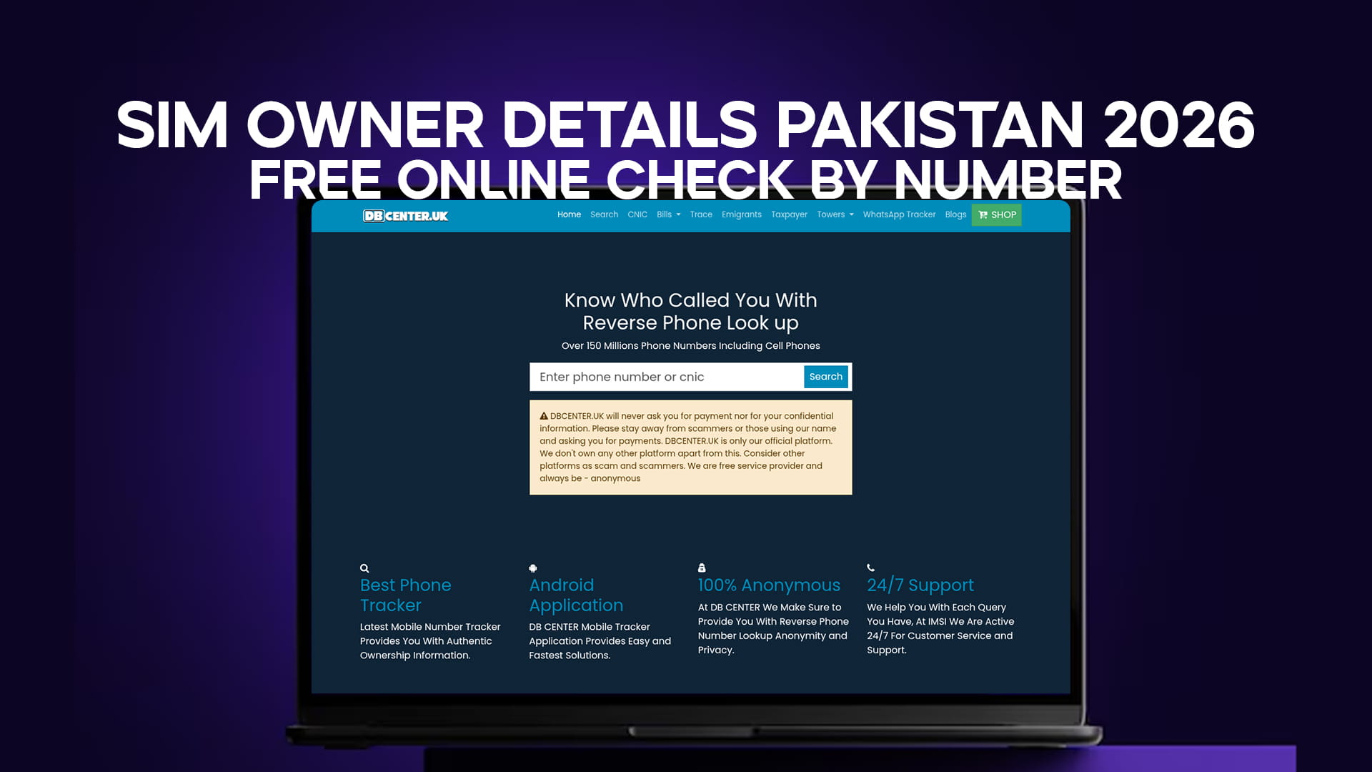 SIM Owner Details Pakistan 2026 - Free Online Check by Number