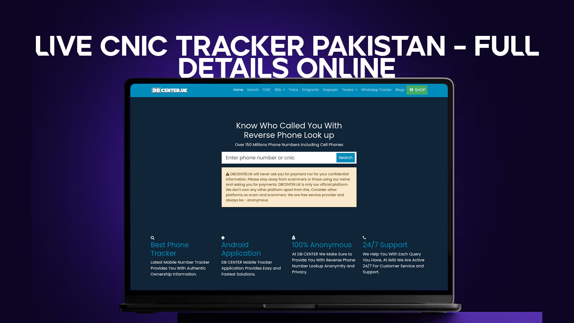 Live CNIC Tracker Pakistan – Full Details Online