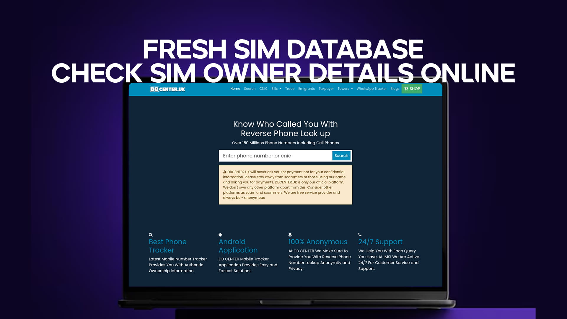 Fresh SIM Database – Check SIM Owner Details Online